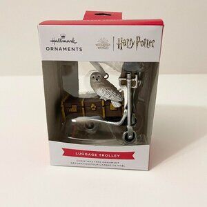 Hallmark Harry Potter Luggage Trolley Christmas Tree Ornament